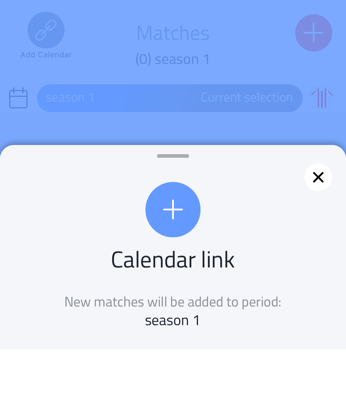 Calendar link card with Linkage url field